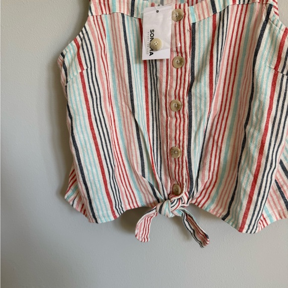 NWT Sonoma Linen Blend Tank - Picture 4 of 6